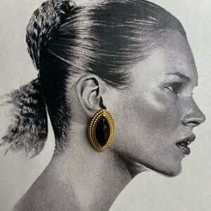 Agate Stone Vintage Bijoux Earrings